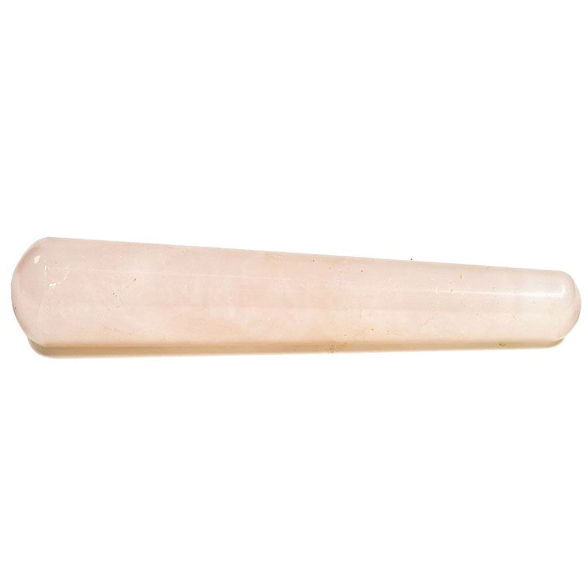 Bton de massage Quartz rose - 9 cm