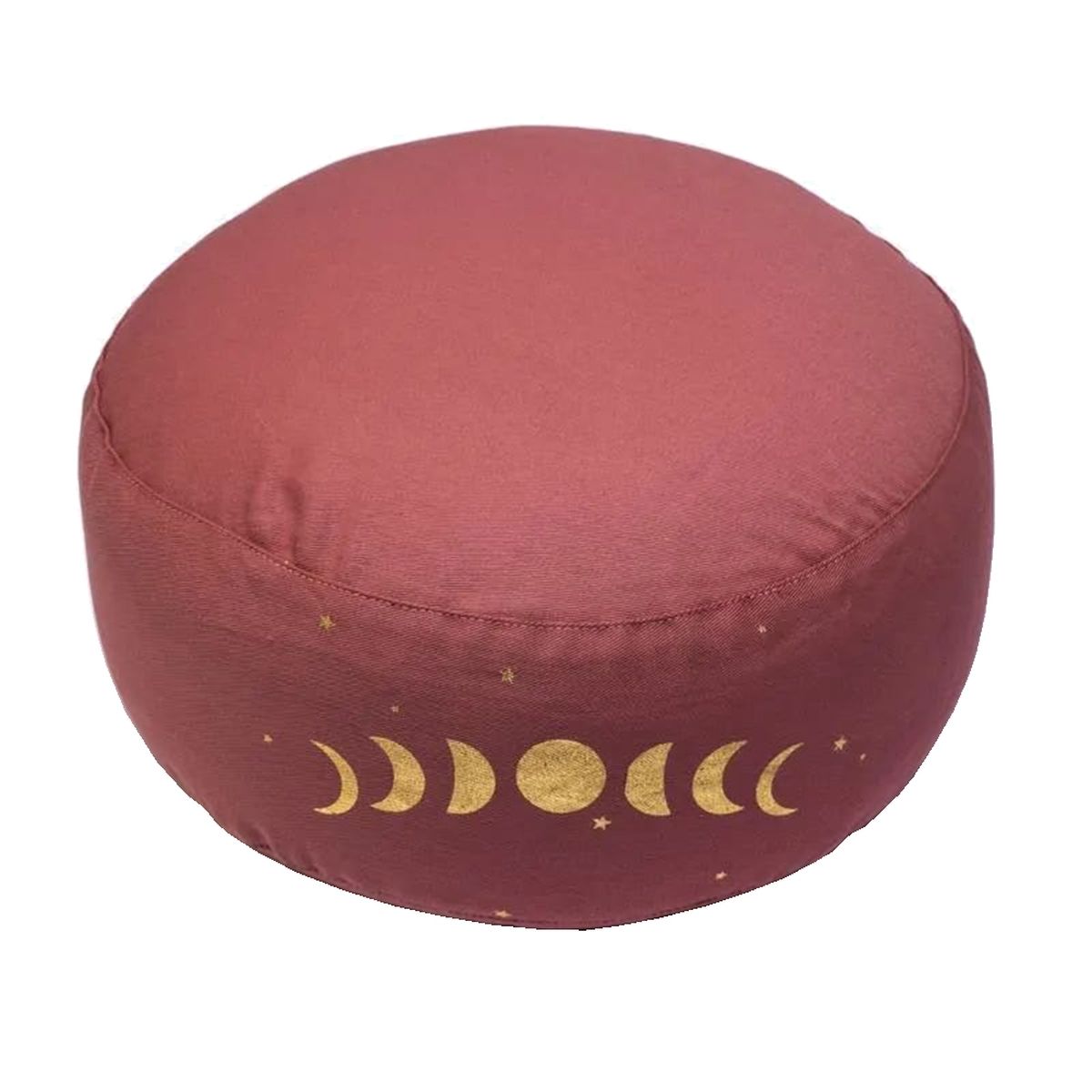 Coussin de mditation Phases de la Lune - coton BIO