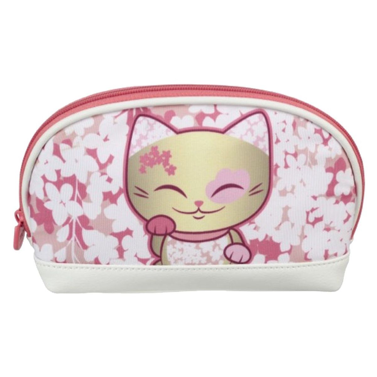 Trousse  maquillage Mani The Lucky Cat Blanche