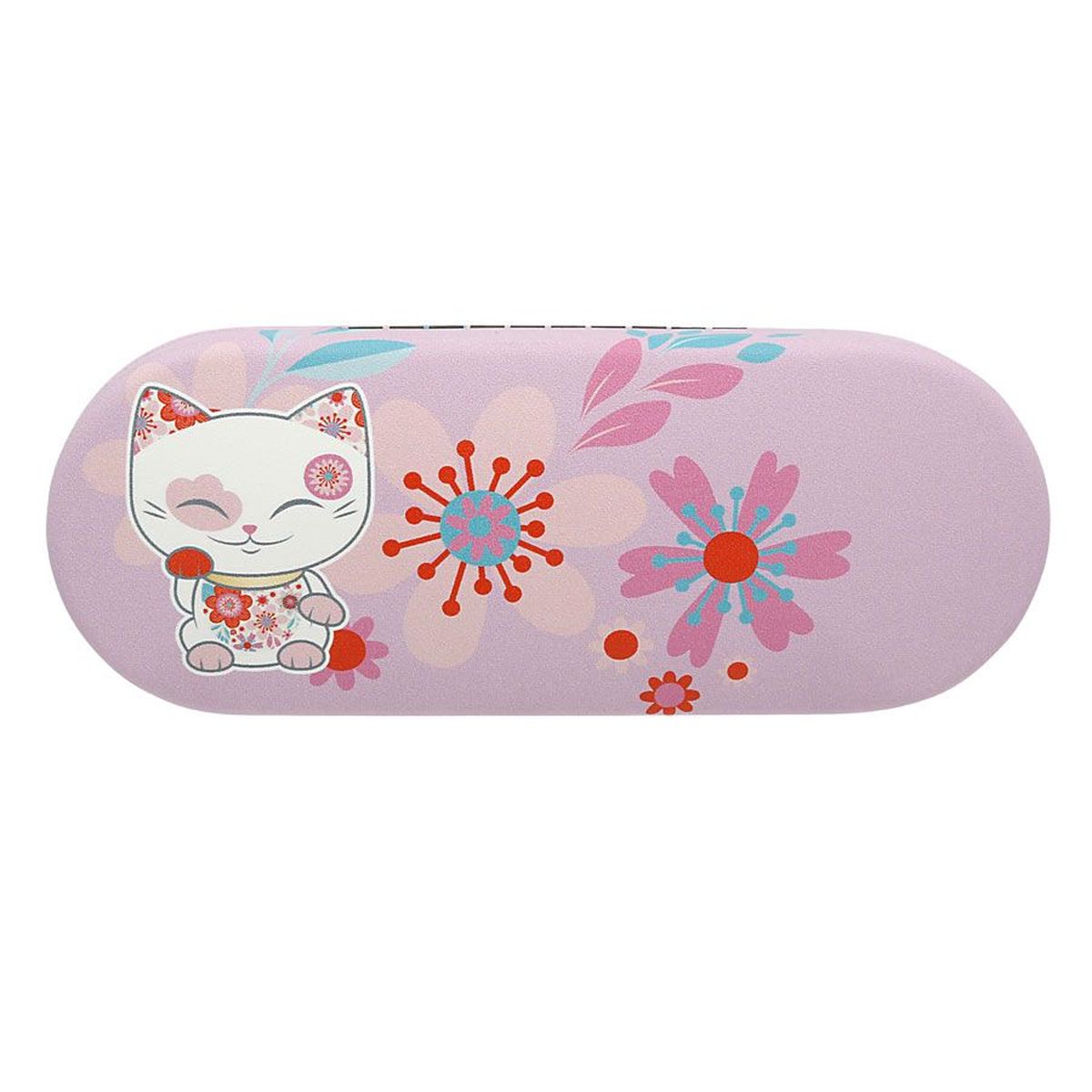 Etui  lunettes Mani The Lucky Cat - Rose
