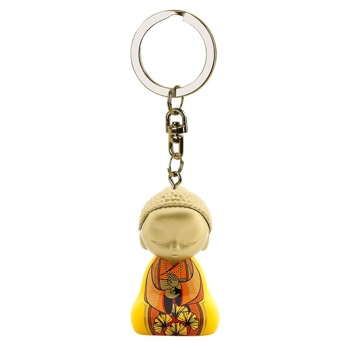 Figurine porte cls Little Buddha Jaune - L'amour