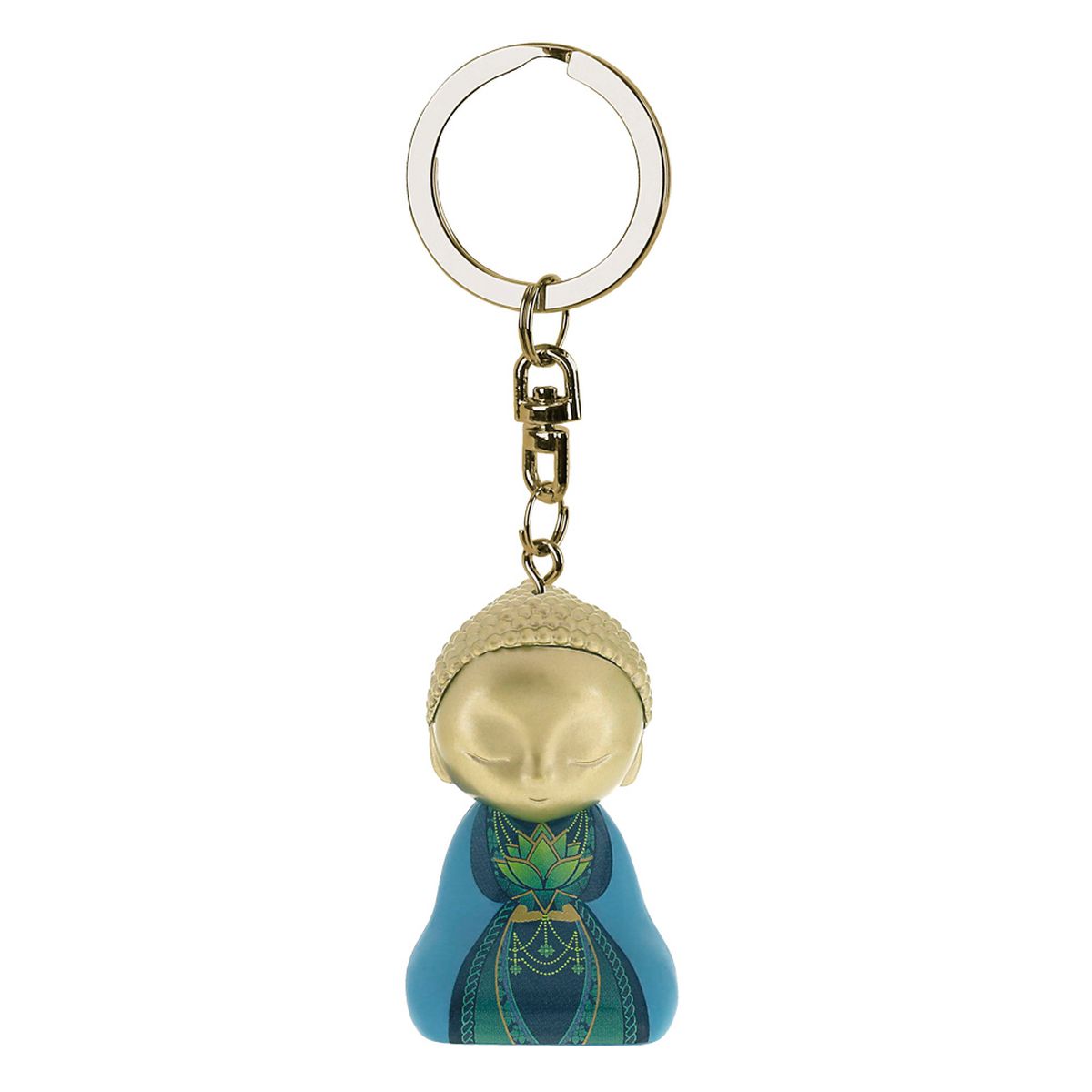 Figurine porte cls Little Buddha Turquoise - La vie