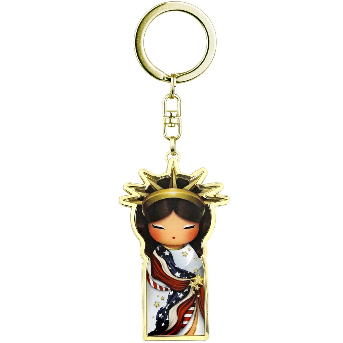 Figurine porte cls USA One Family - Abby