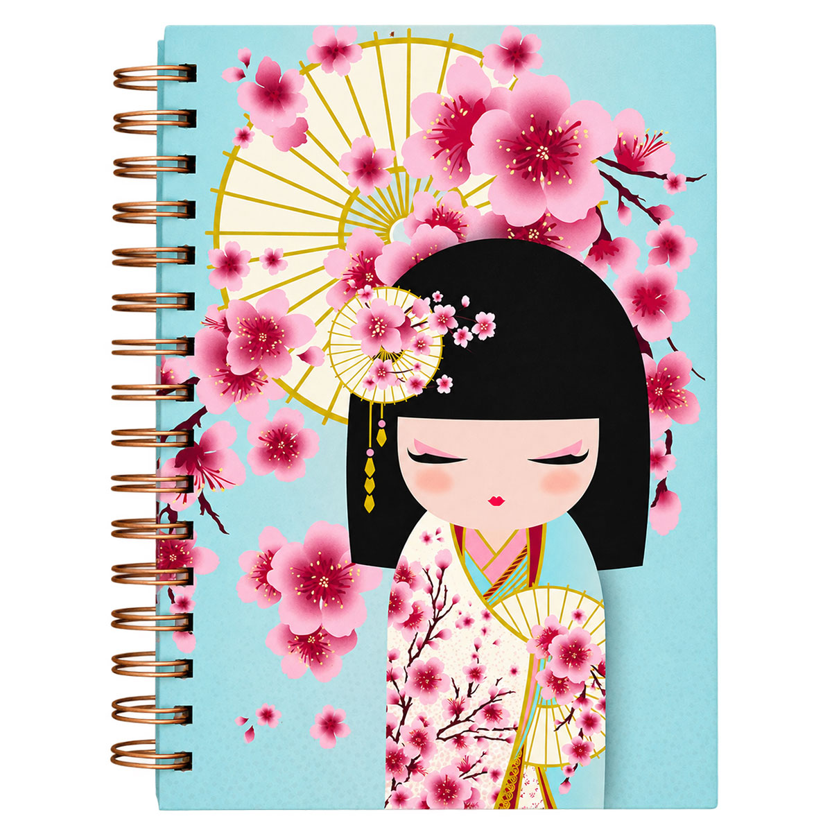 Carnet A5 Kimmidoll Sakura 152 pages fleurs de cerisier