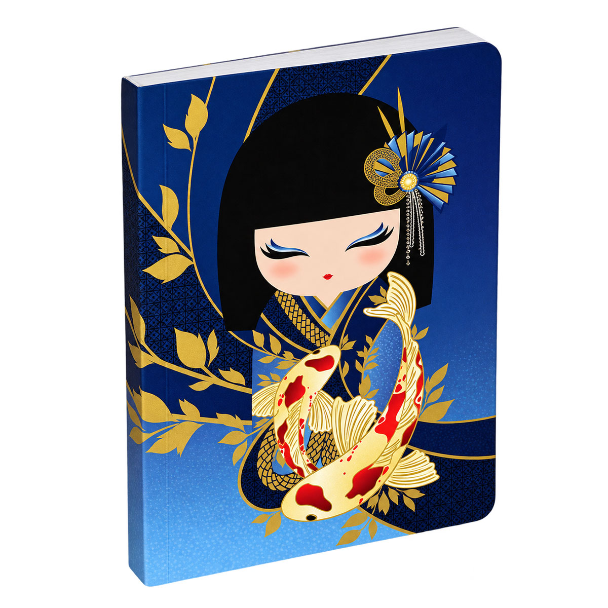 Carnet A6 Kimmidoll Rikiyo 192 pages carpes ko� japonaises