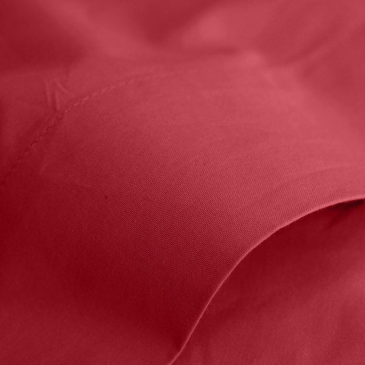 Drap housse Coton percale 80 fils 140 x 190 x 30 cm - Rubis