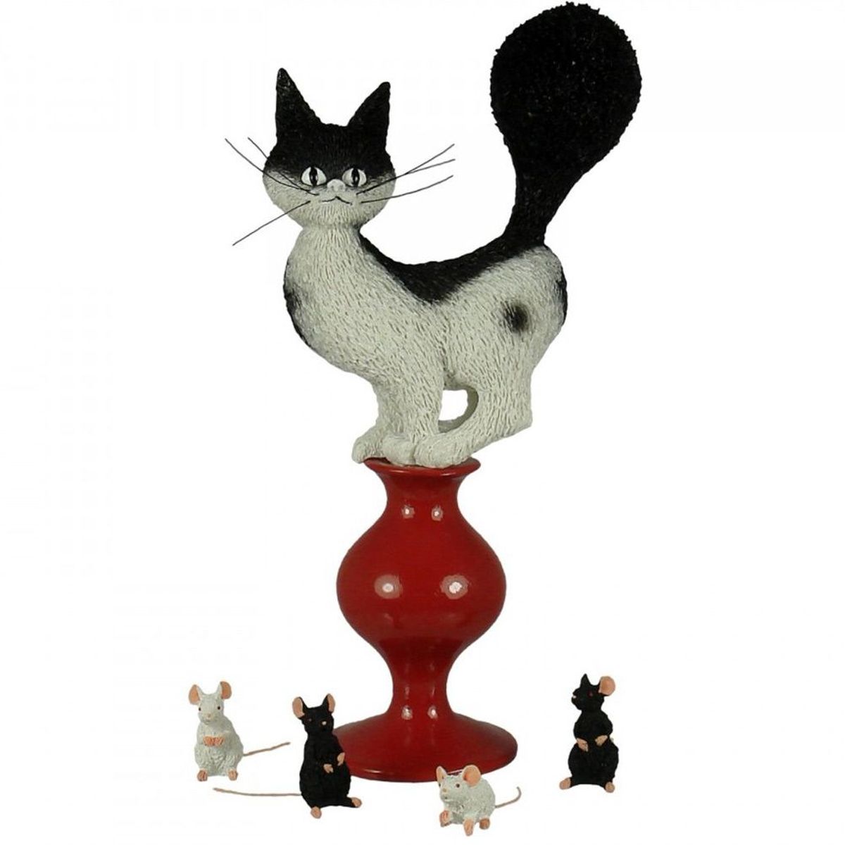 Figurine Chats de Dubout Zut, la même robe!