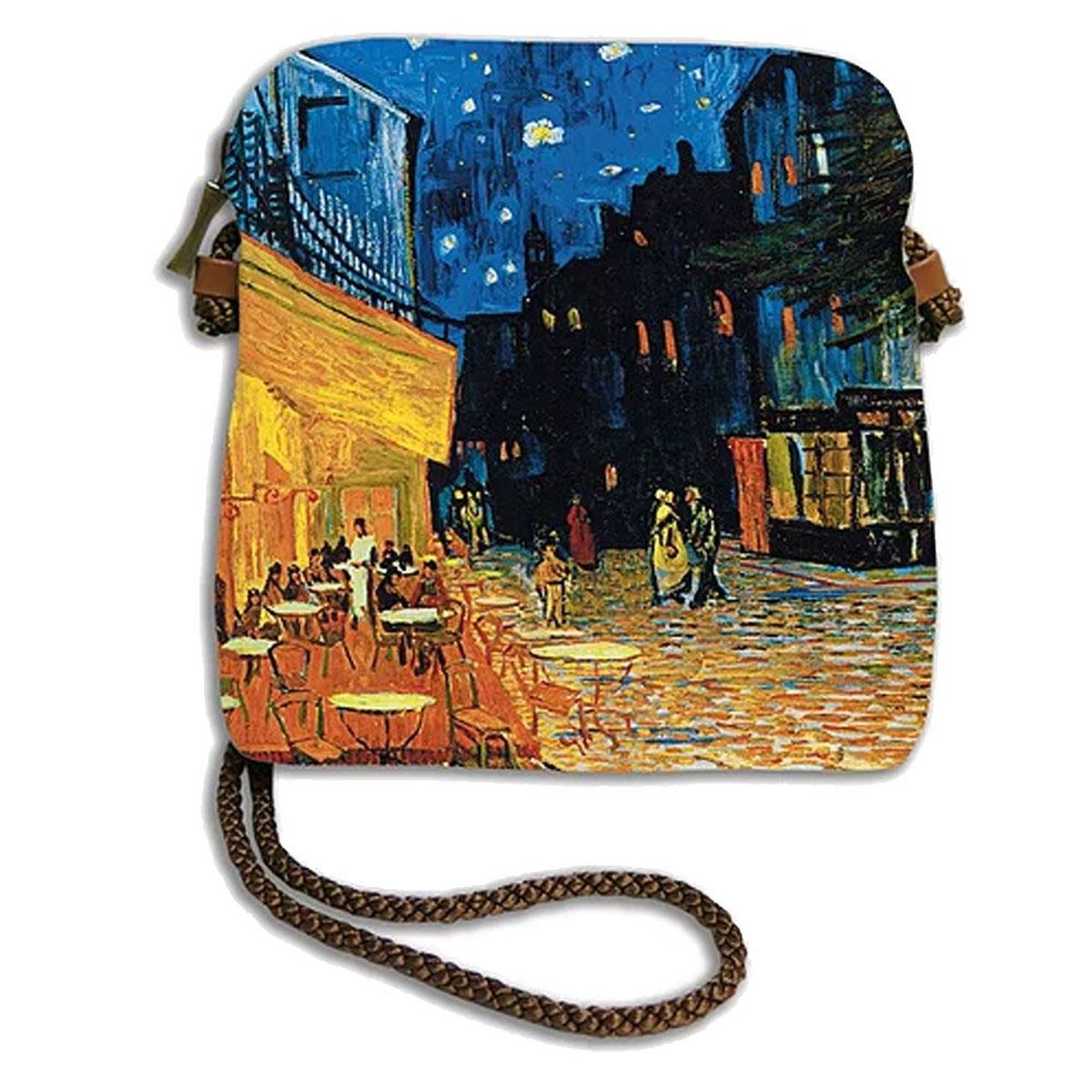 Sac Cordon Van Gogh Terrasse du caf le soir Fabriqu en France