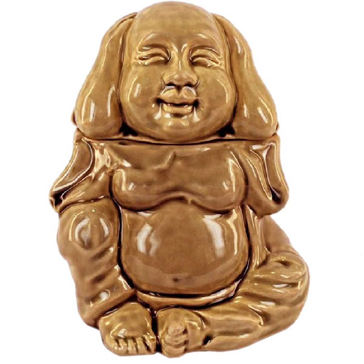 Brule parfum Bouddha miel en cramique craquele