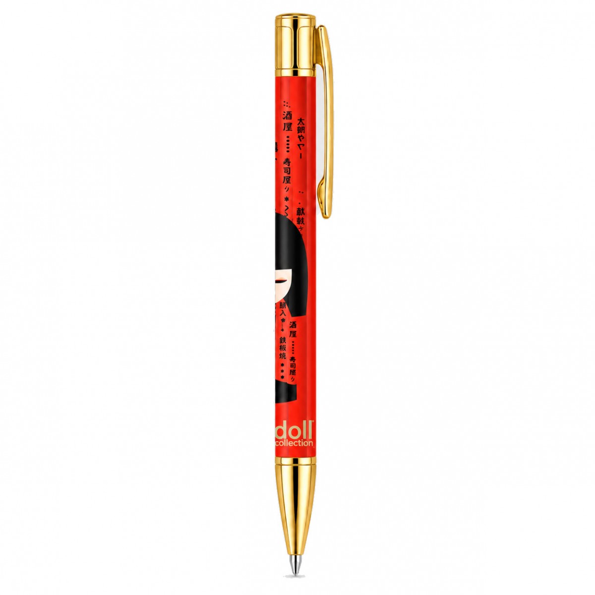 Stylo bille Kimmidoll Yukina Guidance r�tractable � 14 cm