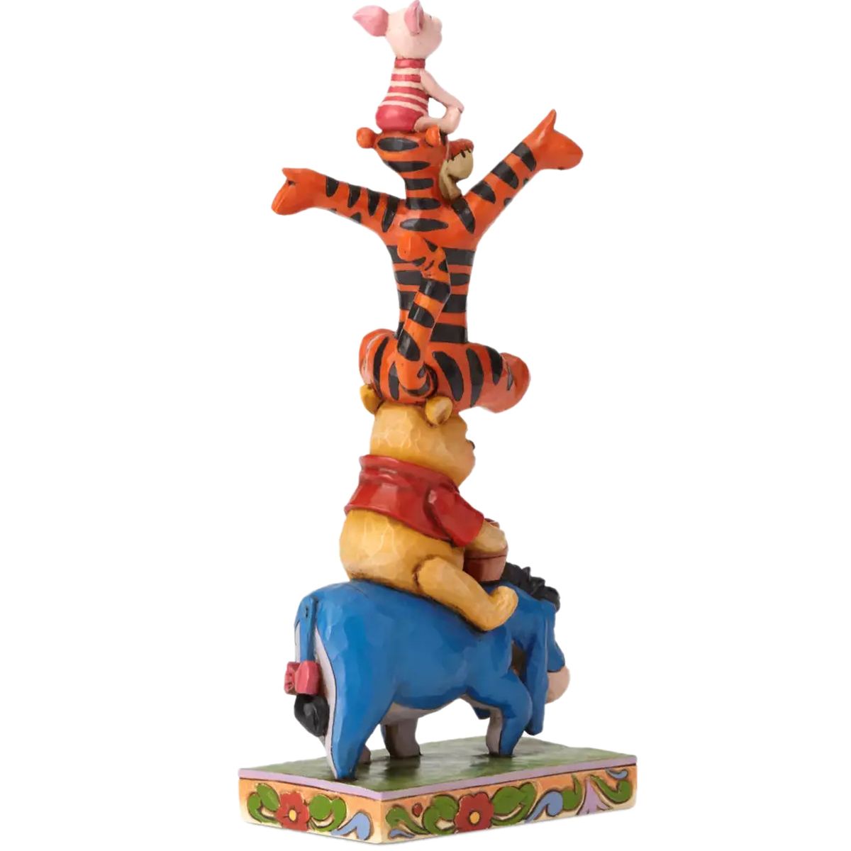 Figurine Disney Traditions : Bourriquet, Tigrou, Porcinet et Winnie su