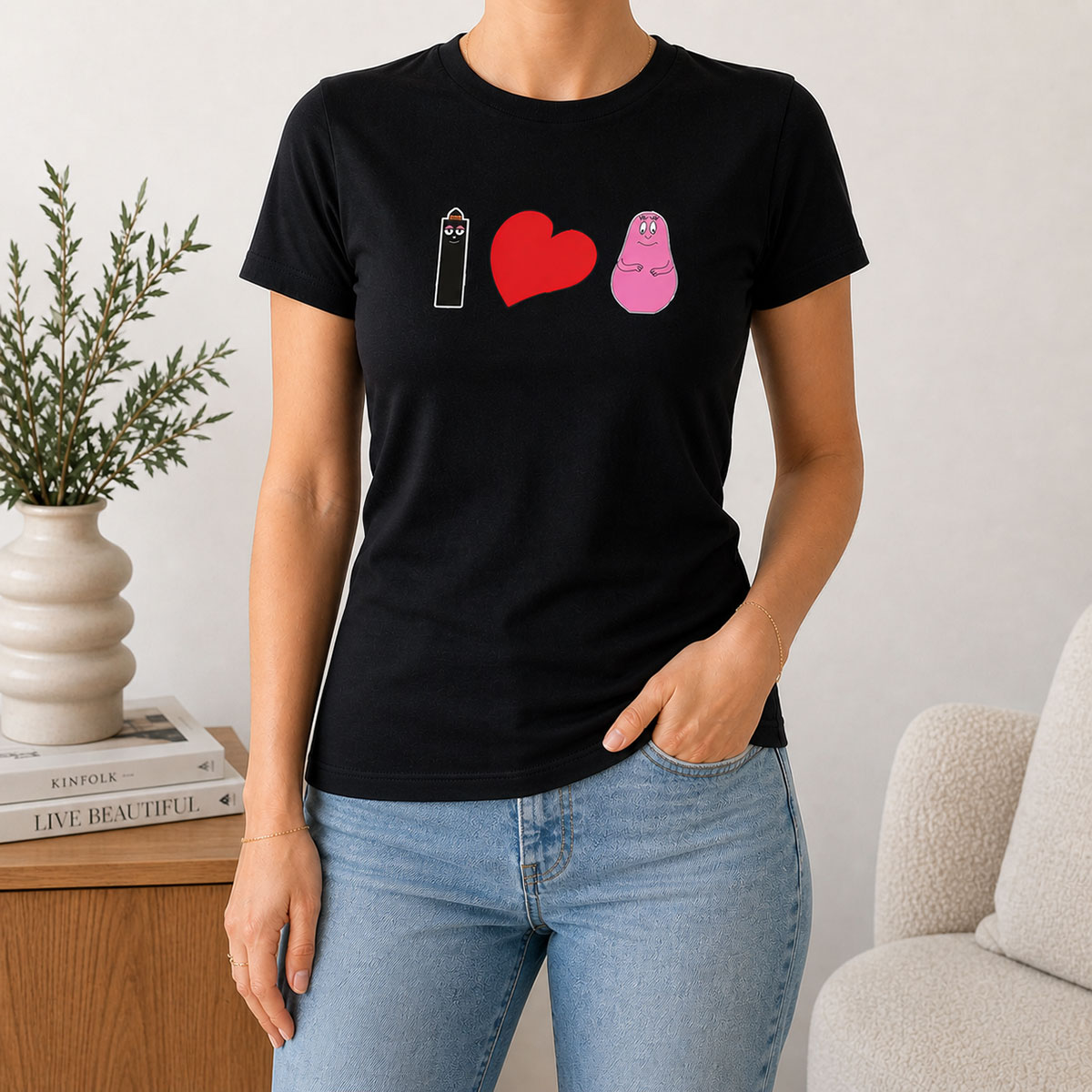 T-shirt Barbapapa - I Love Barbapapa  taille S