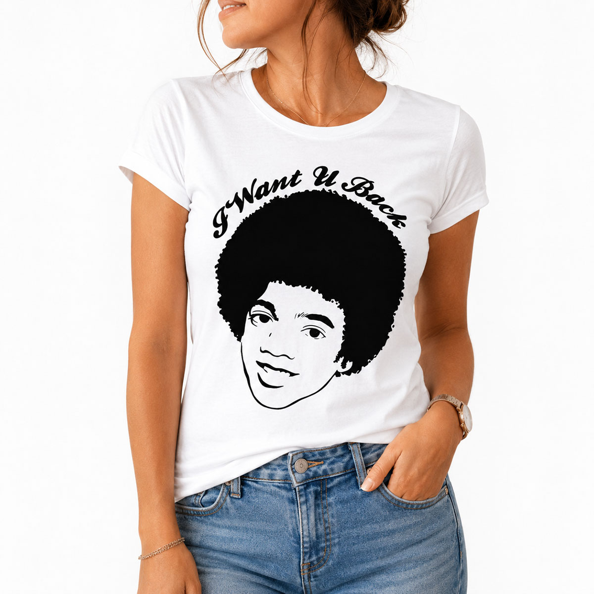 T-shirt femme Mickael I Want U Back taille M