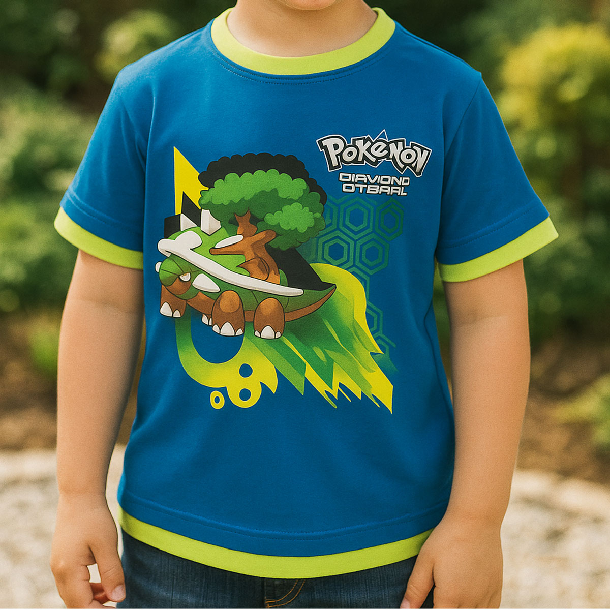 T-Shirt Pokemon bleu 3 ans