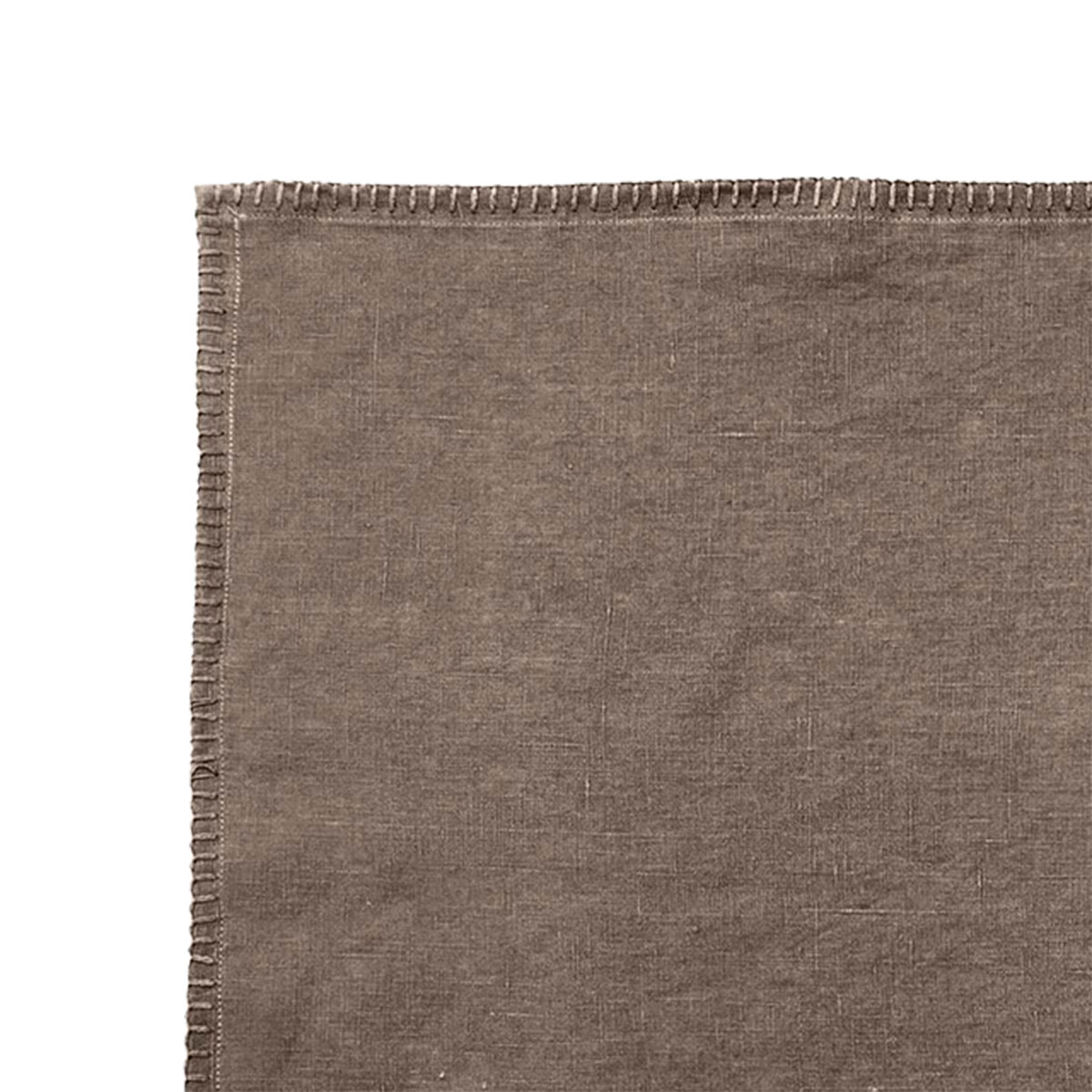 Ensemble de 6 sets de table en lin lav - Romance Tabac
