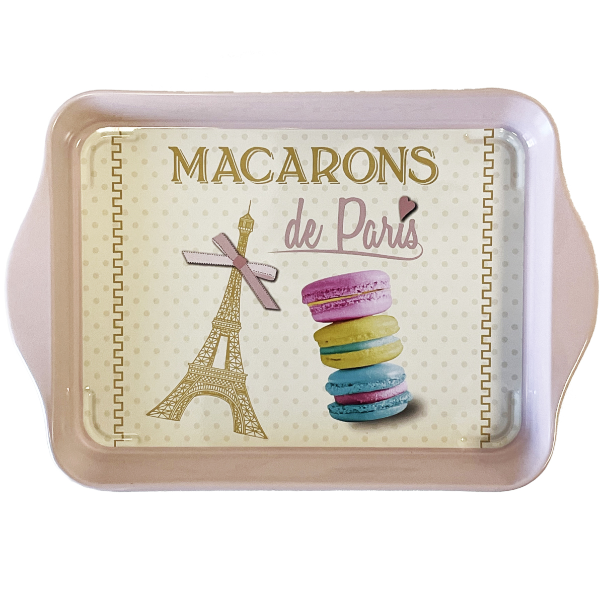 Petit plateau Les Macarons de Paris 20 x 14 cm