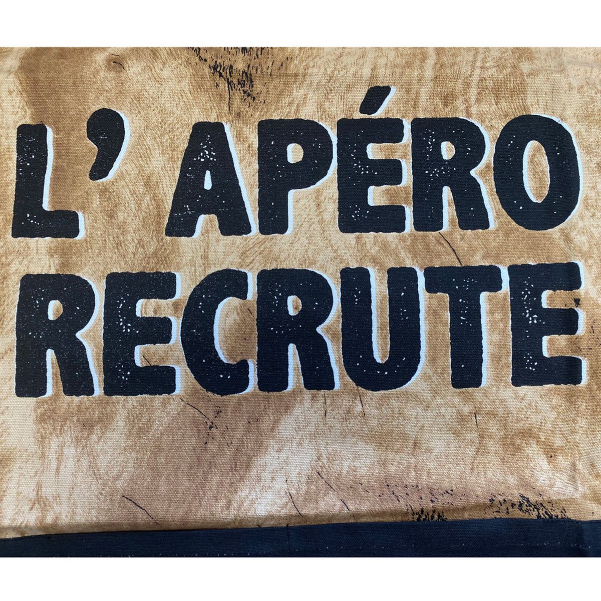Tablier adulte en coton - L'Apro Recrute Engagez vous