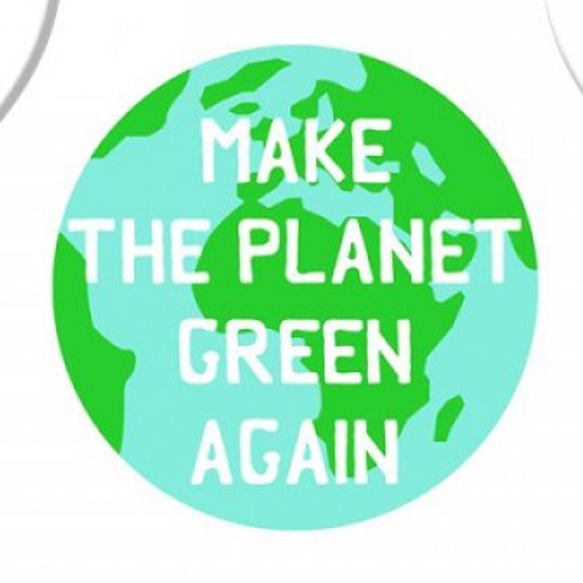 Tablier adulte en coton - Make The Planet Green Again