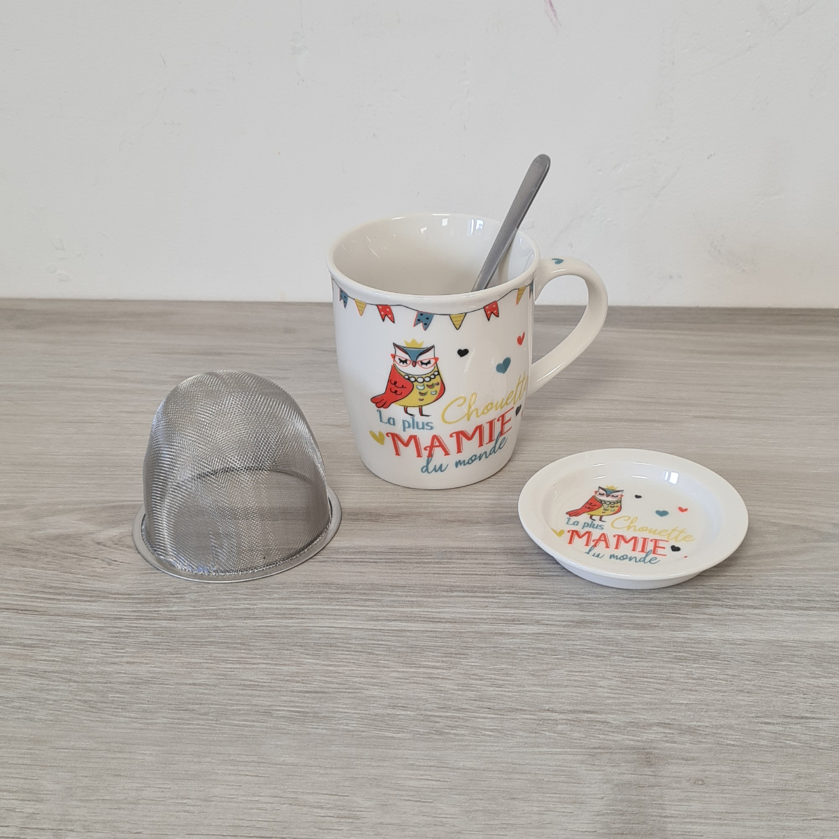 Tisanire avec infuseur mtal Collection Family Mamie