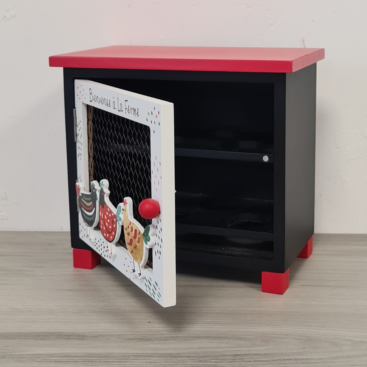 Cave � oeufs en bois collection poppy