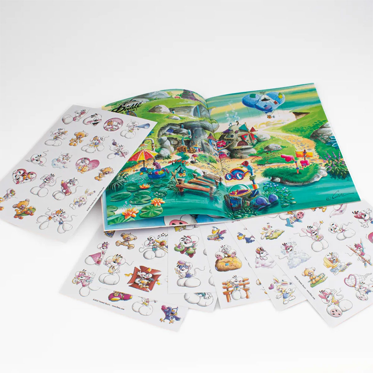 Cahier avec stickers repositionnables Diddl  Format A5