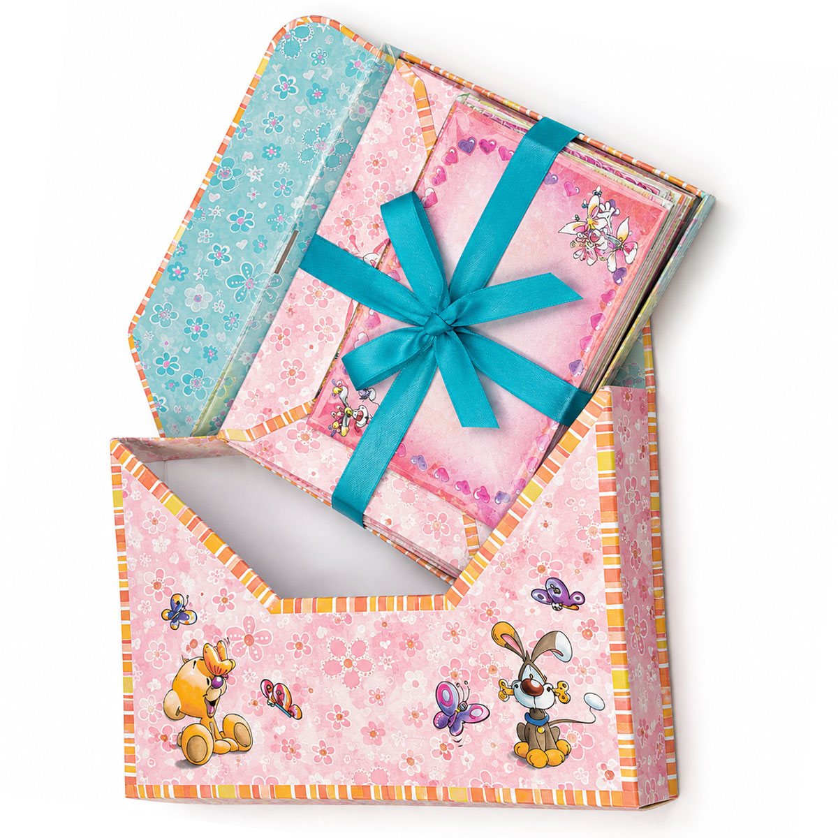 Coffret Papier � Lettre Diddl avec 24 Feuilles et 6 Enveloppes