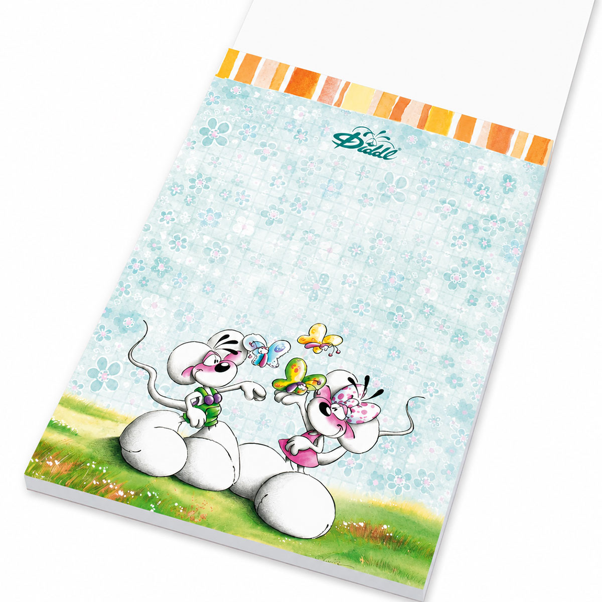 Bloc-notes parfum� Diddl format A5 � Diddl et Diddlina