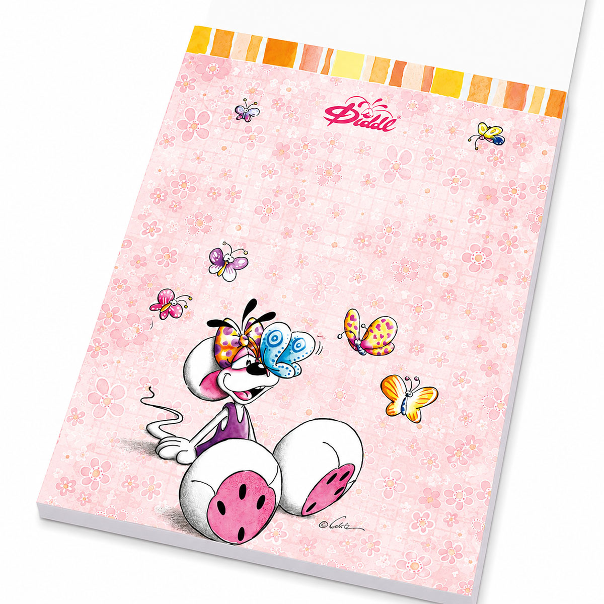 Bloc-notes parfum� Diddl format A5 � Diddlina