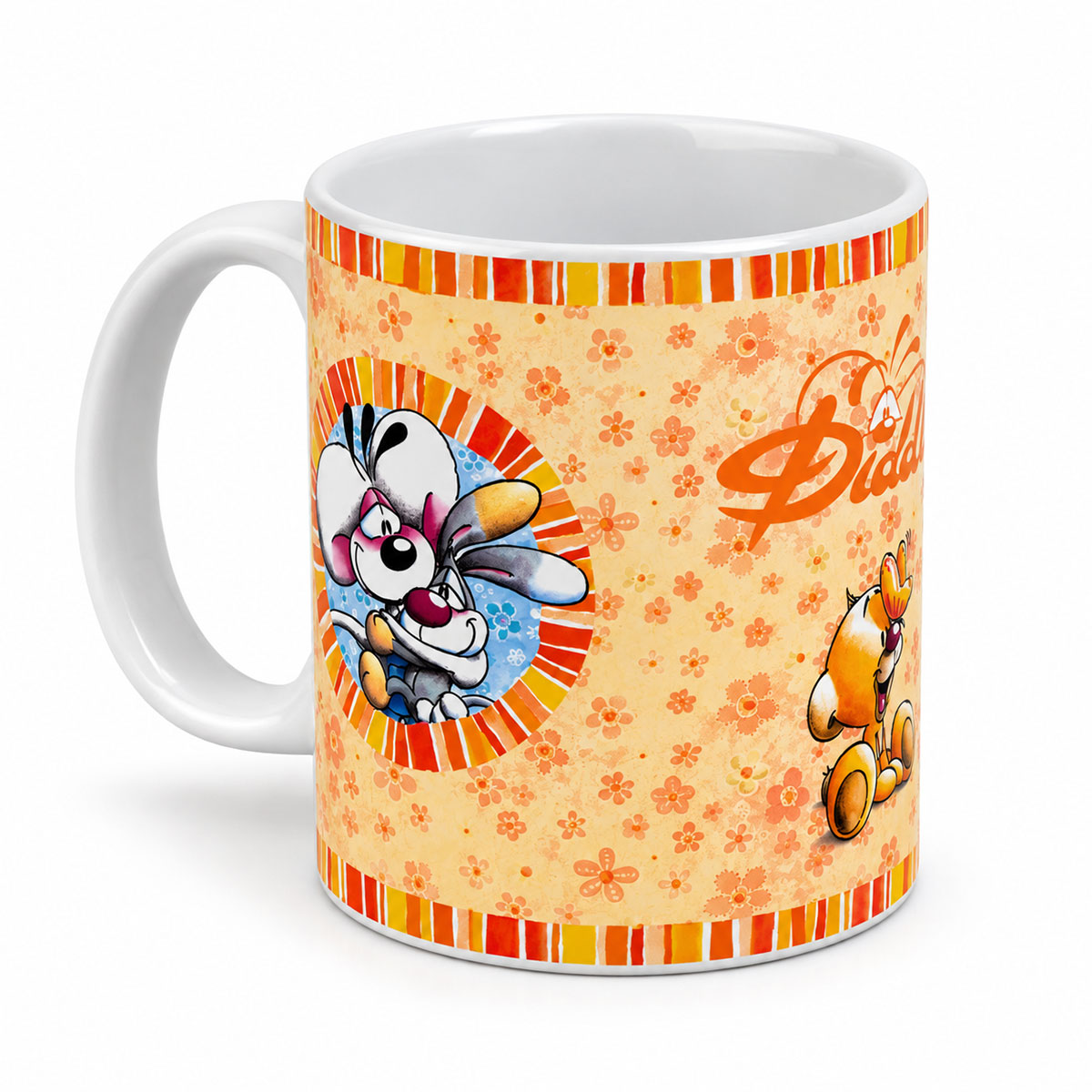 Mug Diddl orange en c�ramique 325 ml