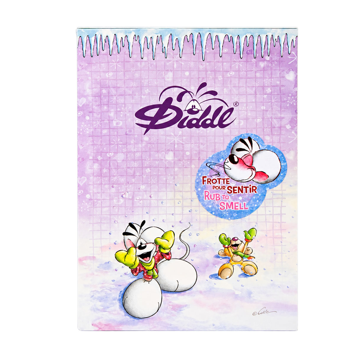 Bloc-notes Diddl hiver parfum� A5 � 1 seul carnet al�atoire