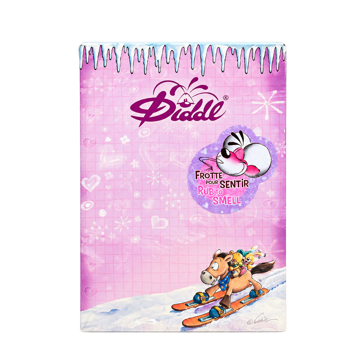 Bloc-notes Diddl hiver parfum� A6 � 1 seul carnet al�atoire