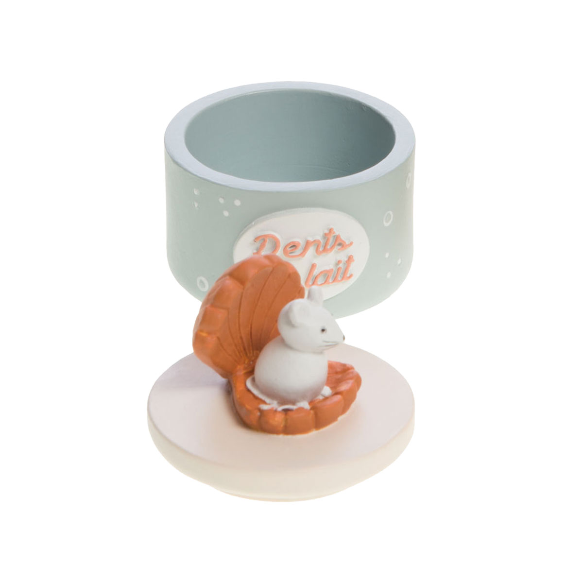 Petite bote  dents de lait - Modle souris dans un coquillage