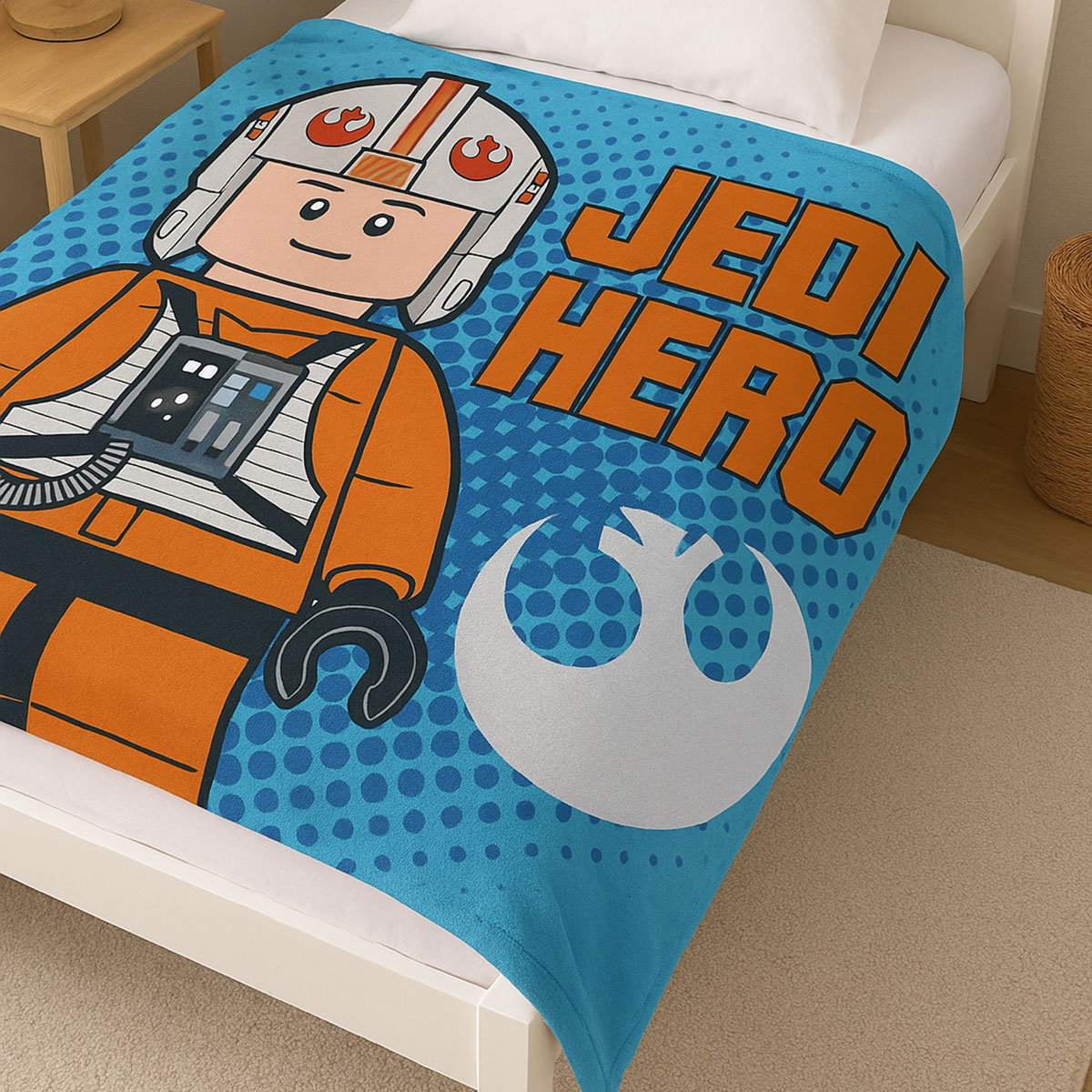 Plaid LEGO Star Wars en polaire 150 x 100 cm