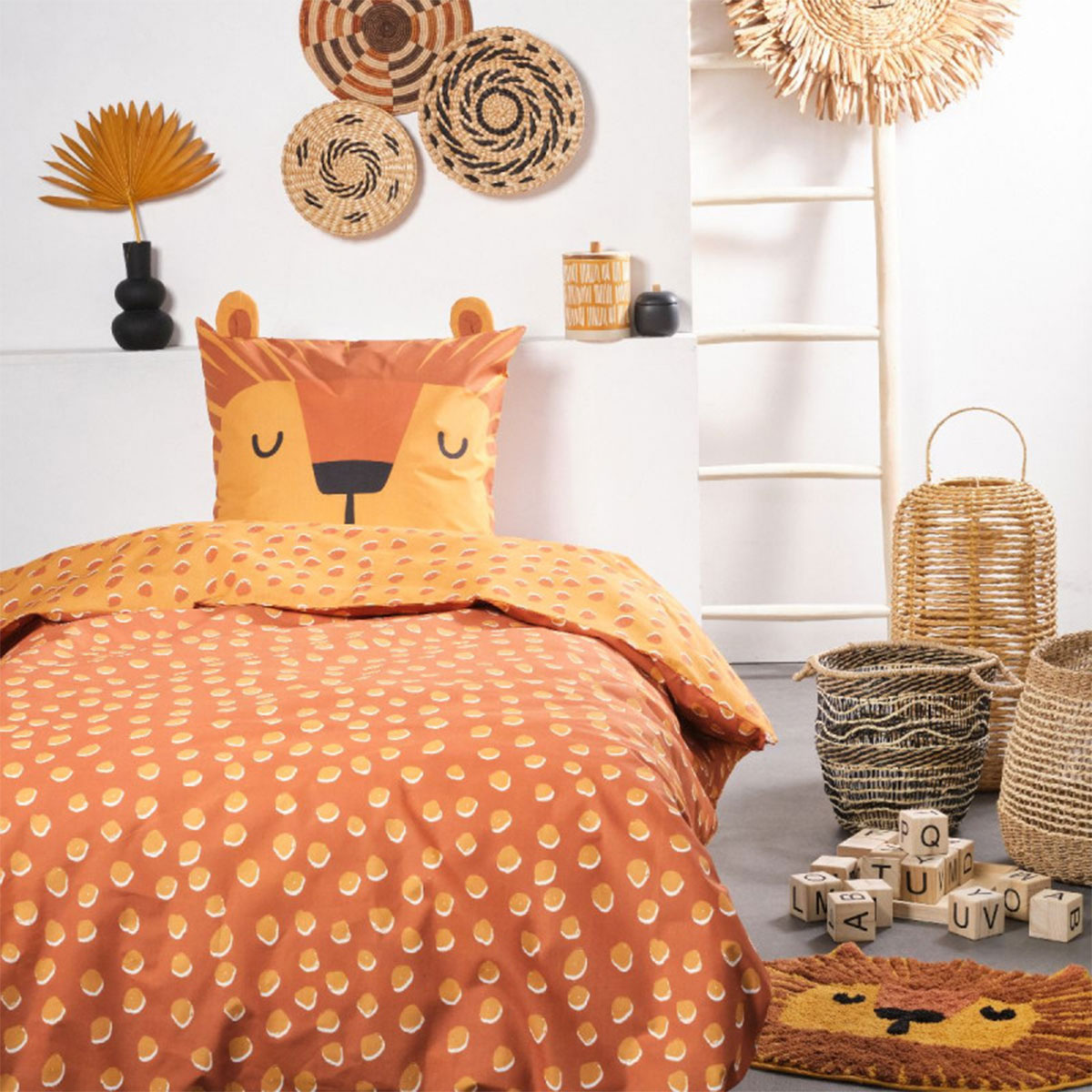 Parure de lit enfant Funny Tigre  140 x 200 cm