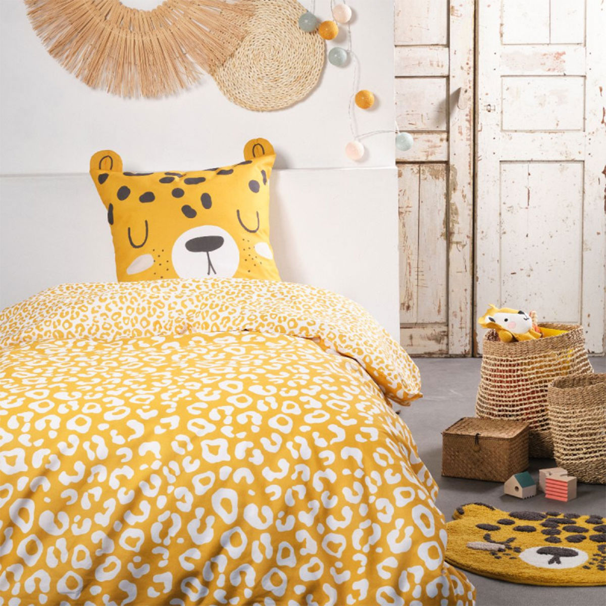 Parure de lit enfant Funny tigre  140 x 200 cm