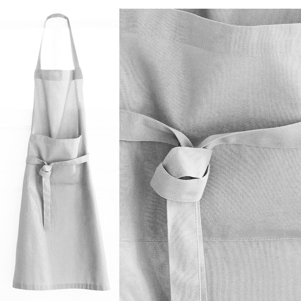 Tablier de cuisine adulte en coton Zinc