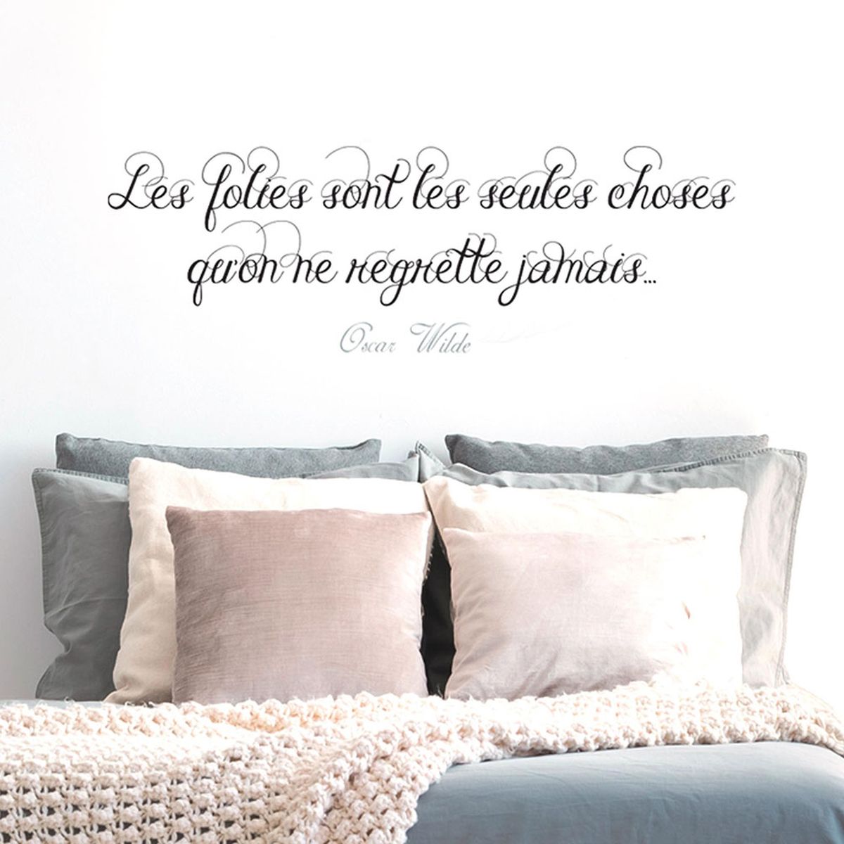 Stickers Citation Les Folies sont les seules choses...