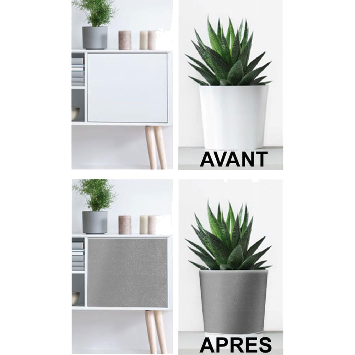 Rouleau adhsif Velours Taupe 45 x 150 cm