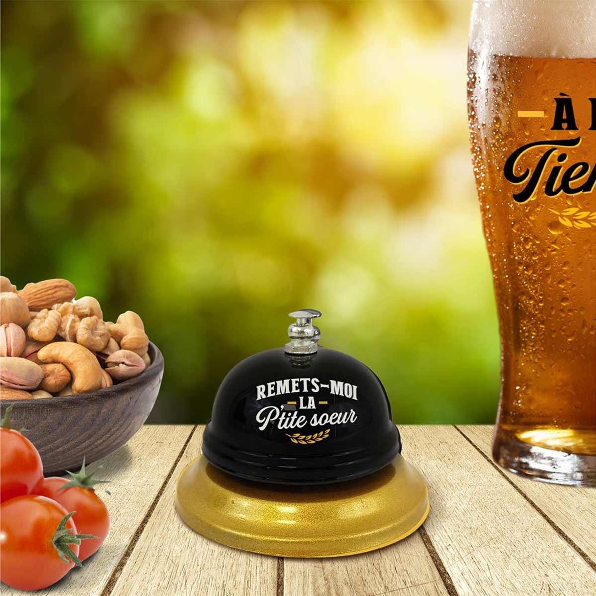 Cloche de table Ap�ro - Remets-moi la p�tite s�ur