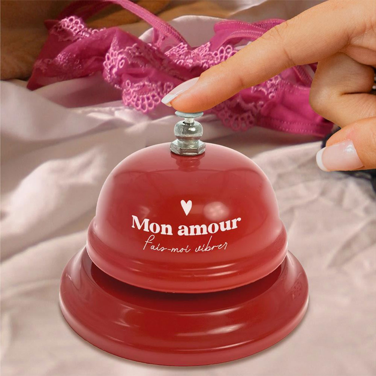 Cloche de table Mon amour
