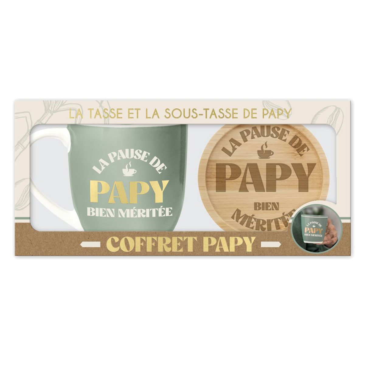 Coffret Mug La Pause de Papy