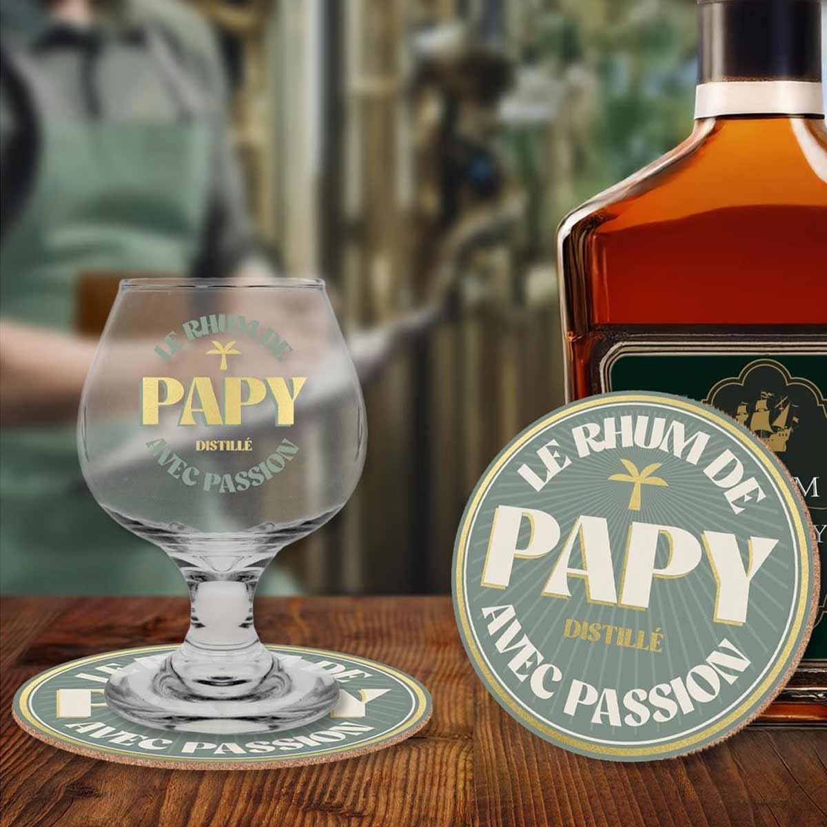 Coffret cadeau Le rhum de Papy distill� avec passion