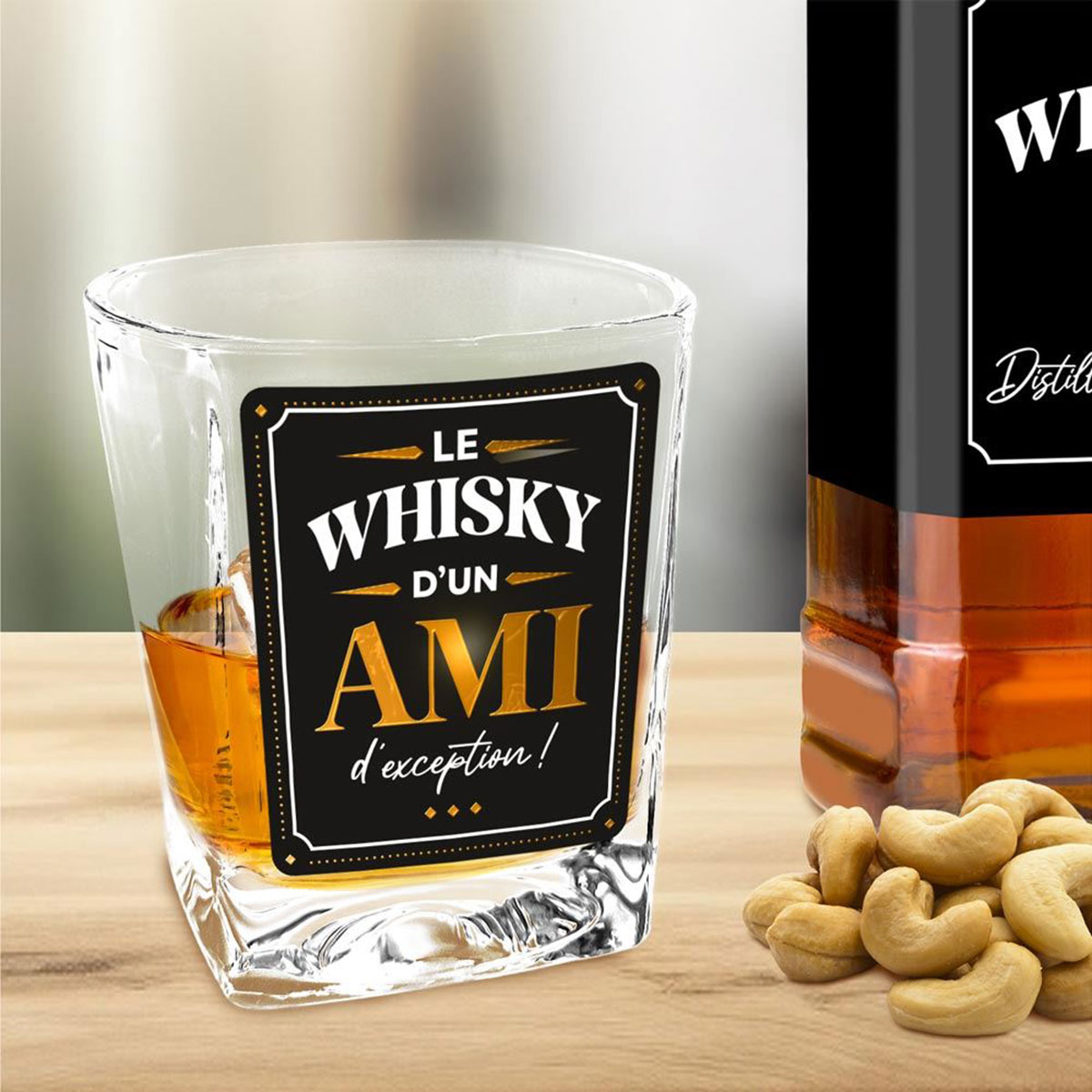 Verre � whisky � Le Whisky d'un Ami d'Exception � 9 cm