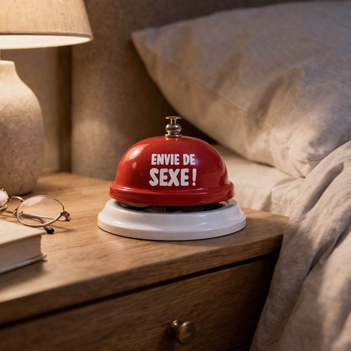 Cloche de table humoristique � Envie de sexe ! �