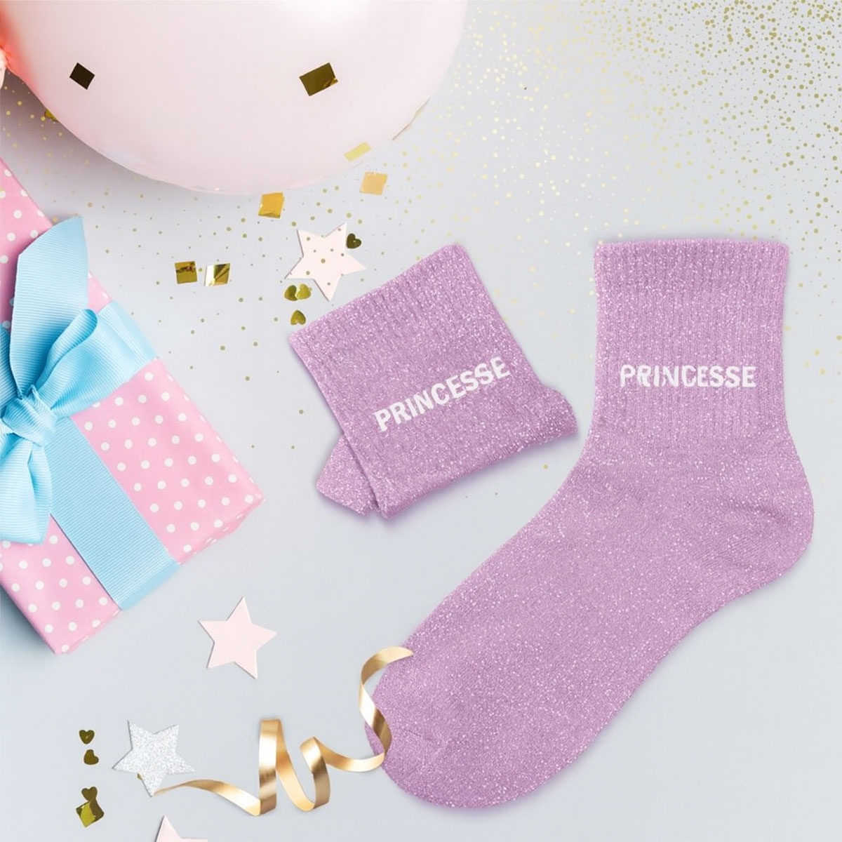 Chaussettes Princesse Roses