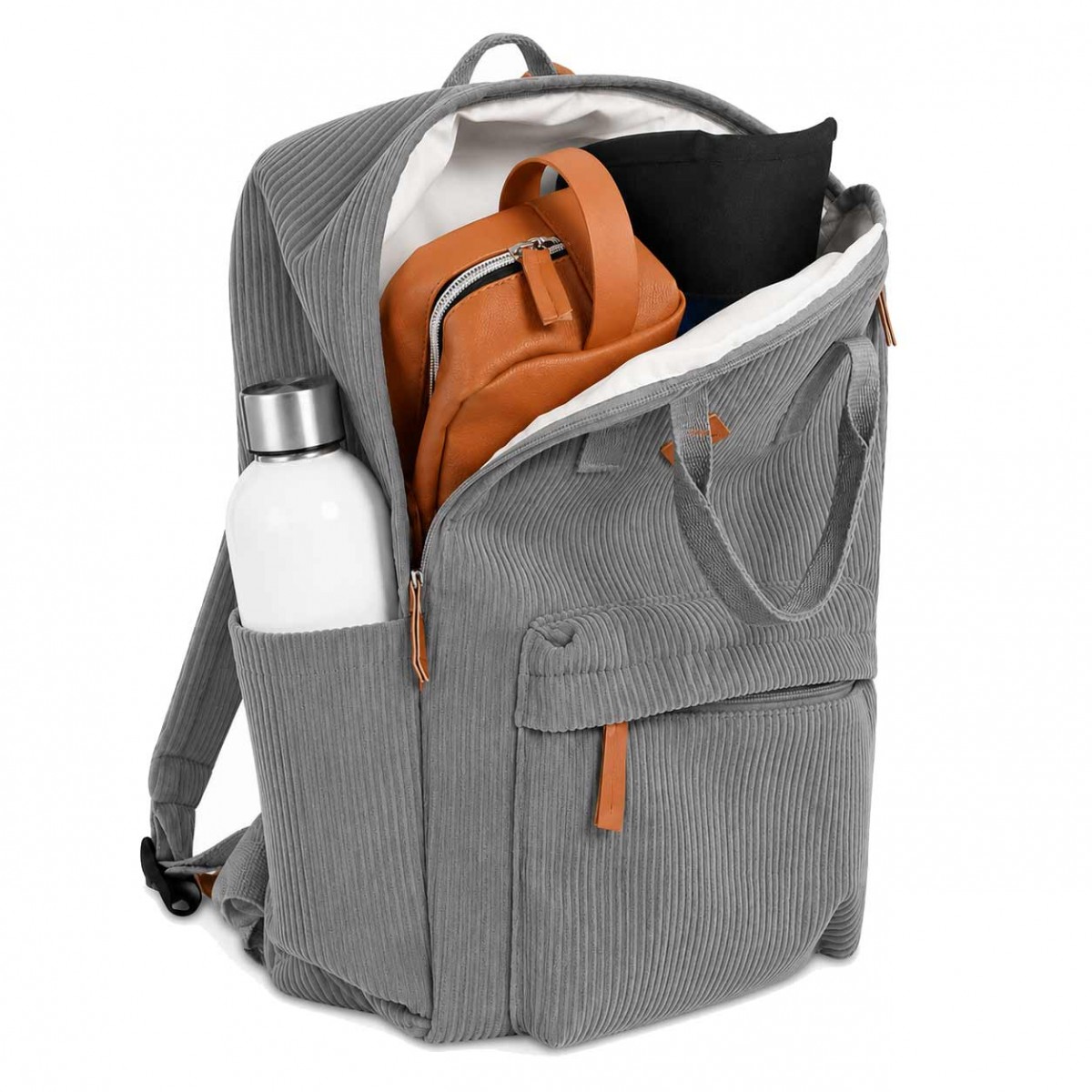 Sac � dos effet c�tel� gris