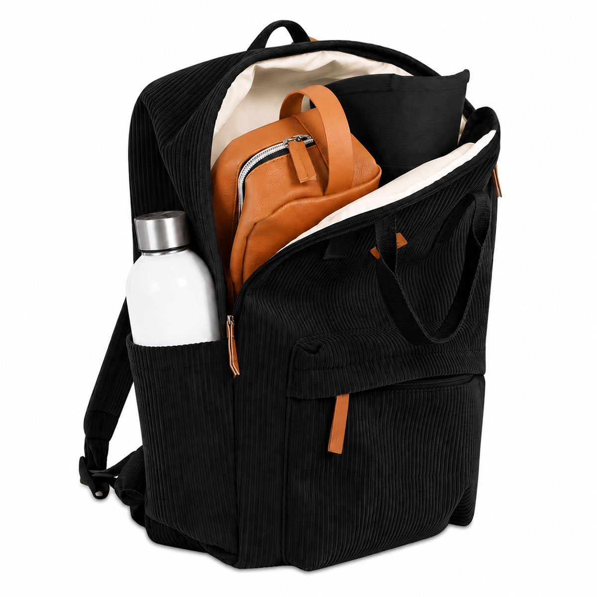 Sac � dos effet c�tel� noir