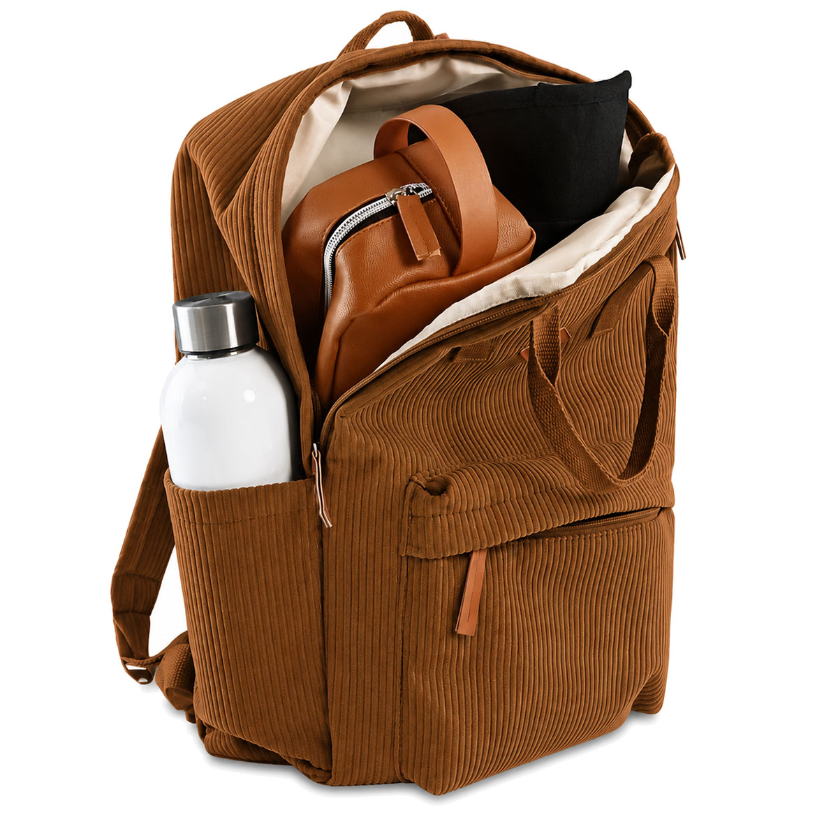 Sac � dos effet c�tel� marron