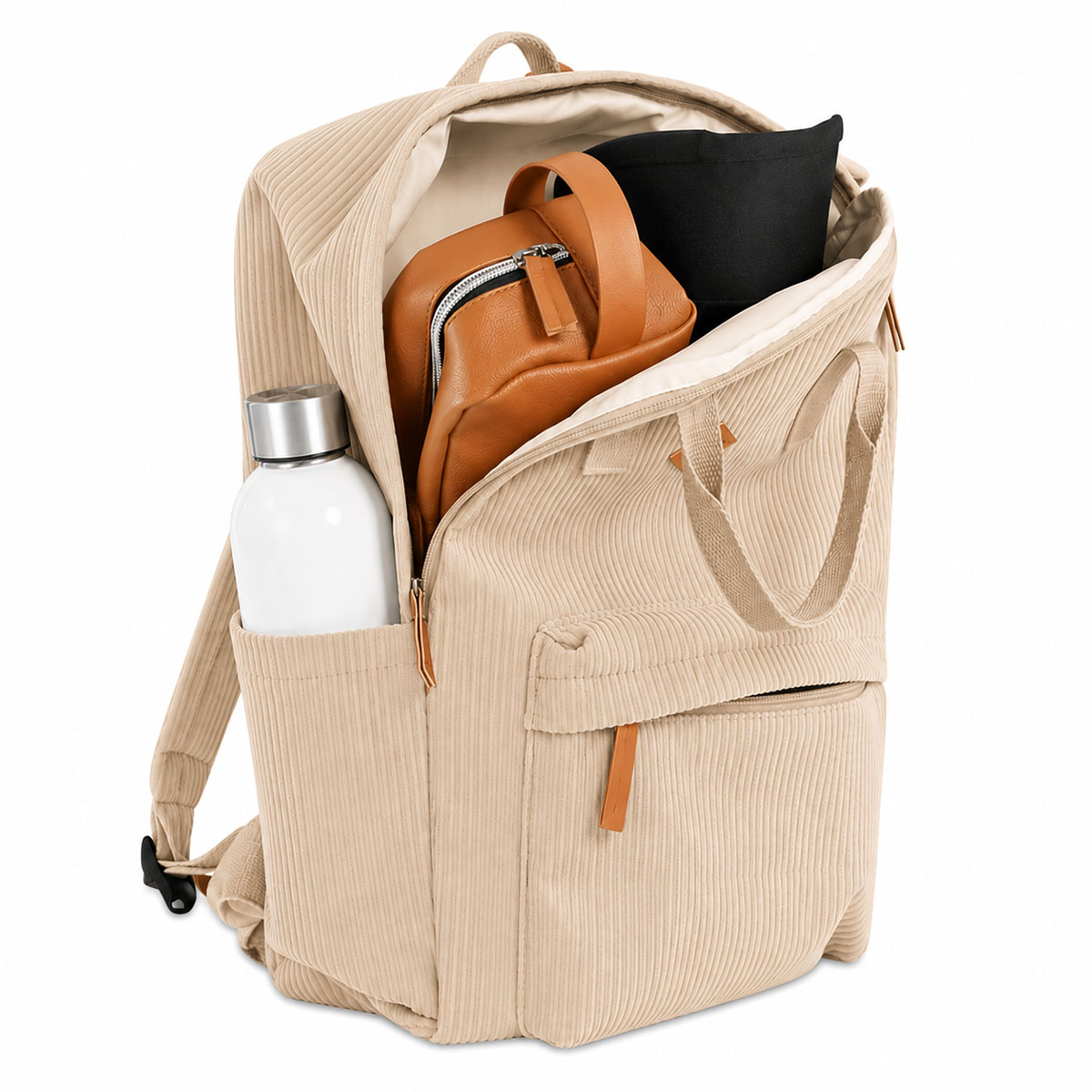 Sac � dos effet c�tel� beige