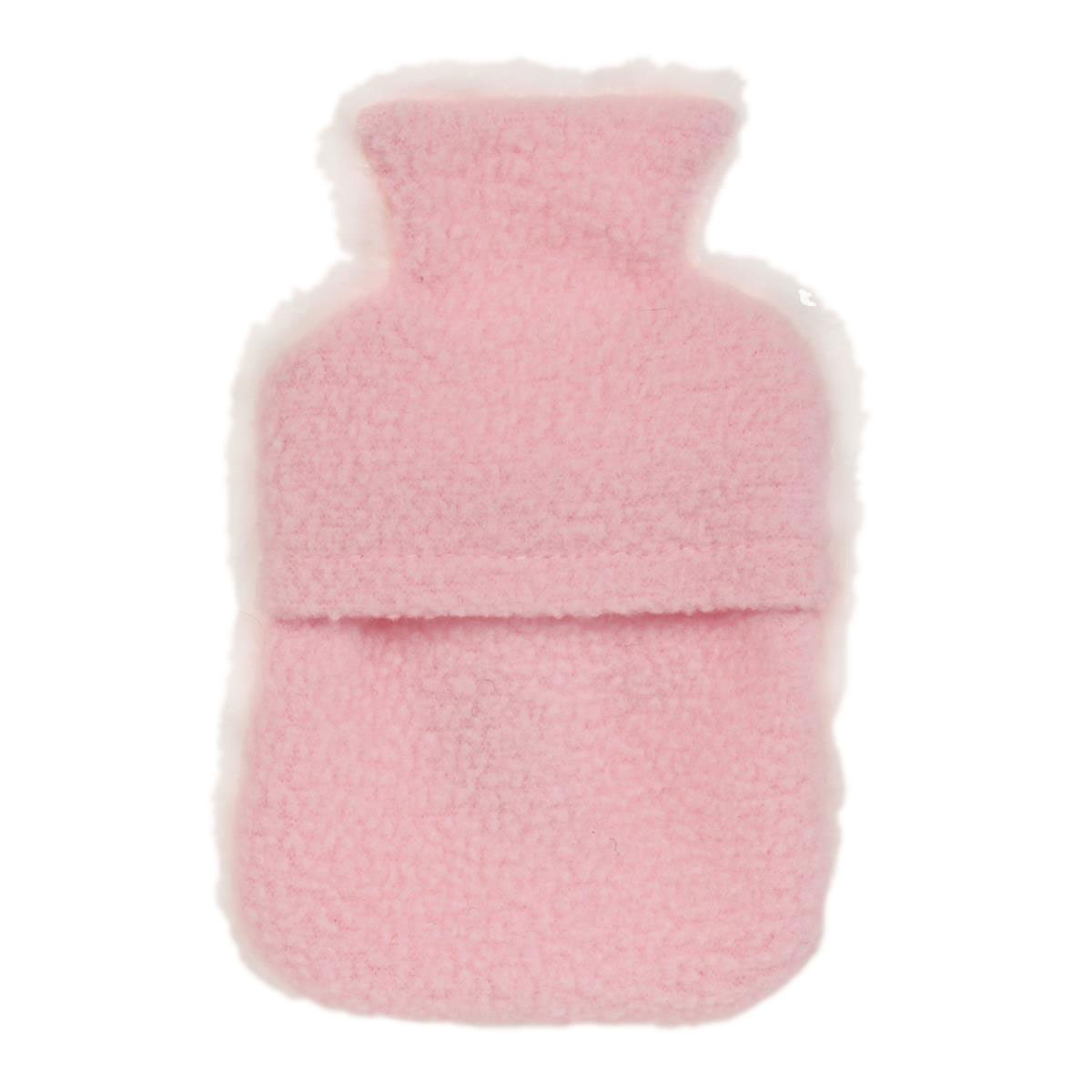 Chaufferette lapin rose Peluche 12 cm